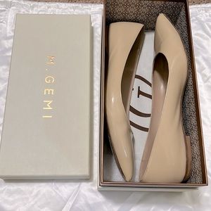 M. Gemi Pointed Toe Patent Flats